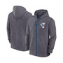 Men's Heather Charcoal Dallas Cowboys Historic Lifestyle Full-Zip Hoodie