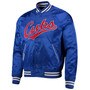 Men's Royal Chicago Cubs Raglan Full-Snap Jacket