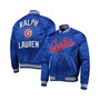 Men's Royal Chicago Cubs Raglan Full-Snap Jacket