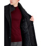 Men's Classic Fit Black Wool Blend Overcoat