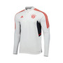 Men's White Bayern Munich Team Training AEROREADY Quarter-Zip Top
