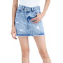 Juniors' Crossover-Waist Denim Skirt, Created for Macy's