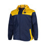Men's Navy Milwaukee Brewers Flash Forward Challenger Big and Tall Omni-Shade Full-Zip Windbreaker
