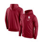 Men's Crimson Oklahoma Sooners Logo Stack Performance Full-Zip Hoodie