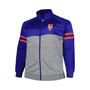 Men's Royal, Heather Gray New York Mets Big and Tall Raglan Full-Zip Track Jacket