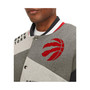 Men's Gray Toronto Raptors James Fleece Full-Snap Varsity Jacket