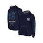 Men's Navy New York Yankees Team Split Pullover Hoodie