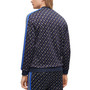 Men's Zip-Up Monogram Print Sweatshirt