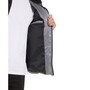 Men's Colorblock Mixed-Media Puffer Jacket