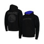 Men's Black Golden State Warriors Sliced Logo Pullover Hoodie