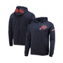 Men's Navy Atlanta Braves Team Logo Pullover Hoodie