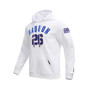 Men's Saquon Barkley White New York Giants Player Name and Number Pullover Hoodie