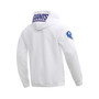 Men's Saquon Barkley White New York Giants Player Name and Number Pullover Hoodie