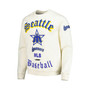 Men's Cream Seattle Mariners Retro Old English Pullover Sweatshirt