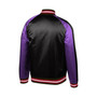 Men's Black Toronto Raptors Hardwood Classics Satin Raglan Full-Snap Jacket