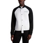 Men's Relaxed-Fit Colorblocked Scuba Baseball Jacket