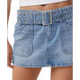 Women's Belted Mini Skirt