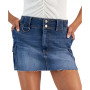 Juniors' Y2K Cargo Raw-Hem Micro Mini Skirt, Created for Macy's