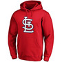 Men's Red St. Louis Cardinals Official Logo Pullover Hoodie