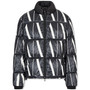 Men's Allover Logo Print Zip-Front Puffer Jacket