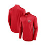 Men's Branded Red New Jersey Devils Tough Minded Quarter-Zip Top