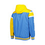 Men's Powder Blue, Gray Los Angeles Chargers Extreme Full Back Reversible Hoodie Full-Zip Jacket