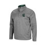 Men's Heathered Charcoal Michigan State Spartans Roman Pullover Jacket