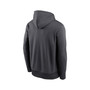 Men's Anthracite Los Angeles Dodgers Bracket Icon Performance Pullover Hoodie