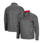Men's Heather Charcoal Ohio State Buckeyes Roman Pullover Jacket