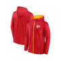 Men's Branded Red, Gold Kansas City Chiefs Ball Carrier Full-Zip Hoodie
