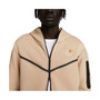 Men's Tan Barcelona Tech Fleece Windrunner Full-Zip Hoodie