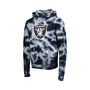 Men's Black Las Vegas Raiders Team Tie-Dye Pullover Hoodie