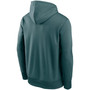 Men's Midnight Green Philadelphia Eagles Fan Gear Primary Logo Performance Pullover Hoodie