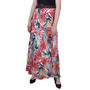 Petite Printed Chiffon Belted Maxi Skirt