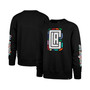 Men's Black LA Clippers 2022/23 City Edition Two-Peat Headline Pullover Sweatshirt