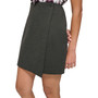 Women's Wrap-Front Mini Skirt