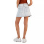 Juniors' Side-Slit A-Line Denim Mini Skirt, Created for Macy's