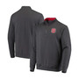Men's Charcoal NC State Wolfpack Tortugas Logo Quarter-Zip Jacket