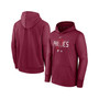 Men's Burgundy Philadelphia Phillies Authentic Collection Pregame Performance Pullover Hoodie
