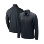Men's Black Alabama Crimson Tide Primary Logo Training Performance Quarter-Zip Jacket