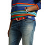 Men's Striped Fleece Hoodie