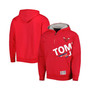 Men's Red Chicago Bulls Bernard Half-Zip Hoodie
