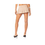 Women's Pleated Hem Mini Skirt