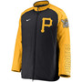 Men's Black Pittsburgh Pirates Authentic Collection Dugout Full-Zip Jacket