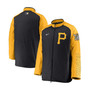 Men's Black Pittsburgh Pirates Authentic Collection Dugout Full-Zip Jacket