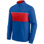 Men's Royal and Red Buffalo Bills Block Party Quarter-Zip Jacket