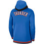 Men's Blue Oklahoma City Thunder 75th Anniversary Performance Showtime Full-Zip Hoodie Jacket