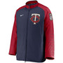 Men's Navy, Red Minnesota Twins Authentic Collection Dugout Full-Zip Jacket