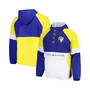 Men's Royal Los Angeles Rams Quarter-Zip Pullover Hoodie
