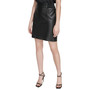 Women's Faux-Leather Pull-On Mini Skirt